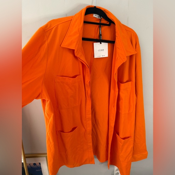 Plus Size Extro & Vert Oversized Utility Button Down - Picture 1 of 3